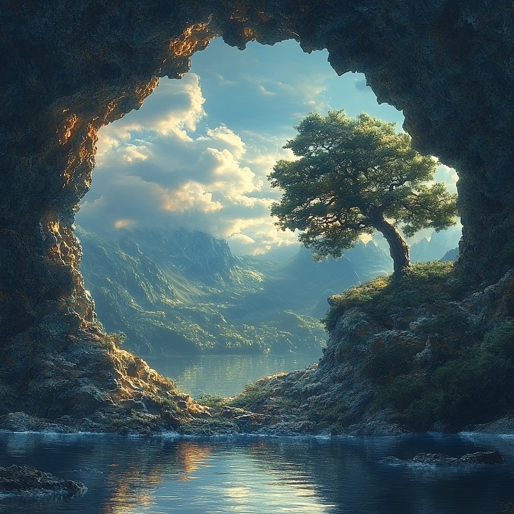 Discover the hidden beauty of nature, where every corner tells a mysterious story. 🌄#HikingAdventures
