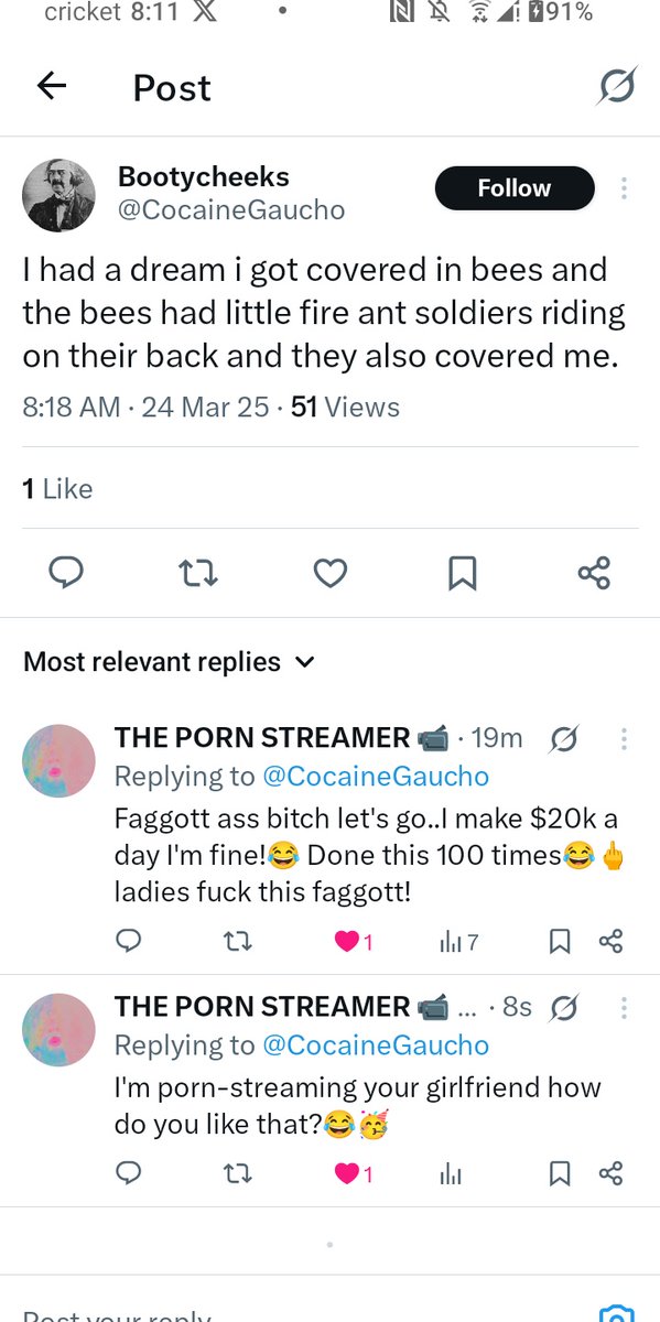 katyletsdoit's tweet photo. @CocaineGaucho @saela_171 See ya around buddy😂🖕 https://t.co/CTdwBIfZAw