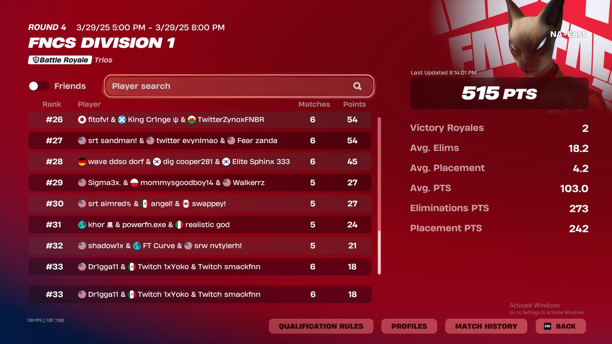 🏆Dead last in finals we're just better ($5000)🏆