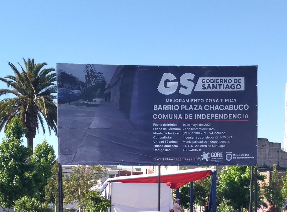 edgardkings's tweet photo. @Muni_Indep , @orrego,  Alcalde, Gobernador,  ciudadanos,  ya 2 semanas paralización obras de Proyecto que mostraron c mucha fanfarria en Pza Chacabuco, Debería estar terminado 2da.sem de Abril, pero no han cumplido ni 40%. Aceras y calzada destruidas p "rehacer".Quién responde? https://t.co/HH04APO77q