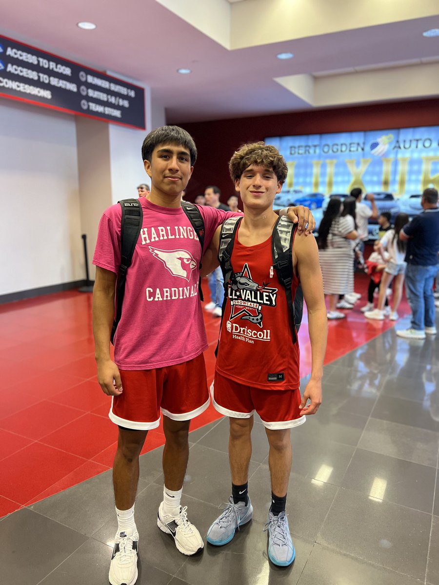 These two represented Harlingen High and Harlingen South with pride at the RGV Vipers Showcase today! Way to go Luis (Harlingen High) and Kai (Harlingen South)! You both made HCISD Proud! 
<a href="/HCISD_Athletics/">Harlingen CISD Athletics</a> <a href="/harlingen/">harlingen</a>
