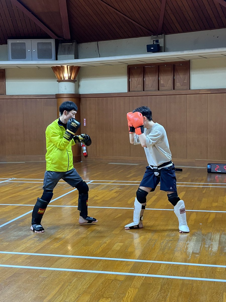 nu_kickboxing's tweet photo. 横浜へ春合宿に行ってきました！ https://t.co/3MqHvwAoVN