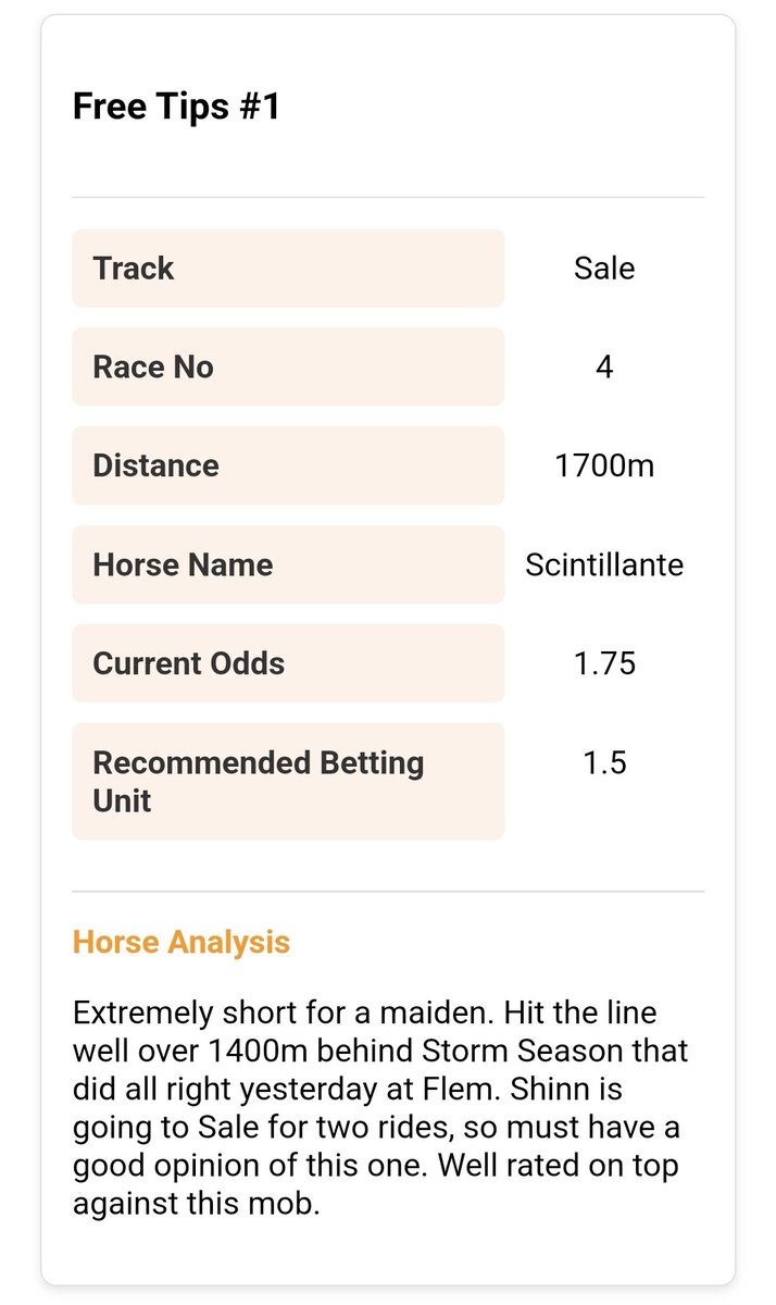 whooshkatips's tweet photo. Great day yesterday!! Report card coming later. 30+ units up in March

Enxuto, Alambama Lass, and A Little Deep were the free tips yesterday 3/3

Follow here / sign up to be notified of free tips or get a package. 

https://t.co/wZ00ZhxL9X 

#racing #horseracing #horseracingtips https://t.co/P6f5ZewQXS