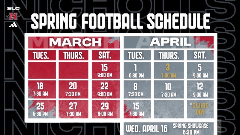 Thanks for the invite <a href="/CoachRobSnyder/">Rob Snyder</a> <a href="/Fertitta_Gabe/">Gabriel Fertitta</a> <a href="/CoachMurph4/">Sean Murphy</a> <a href="/Nicholls_FB/">Nicholls Football 🏈</a>