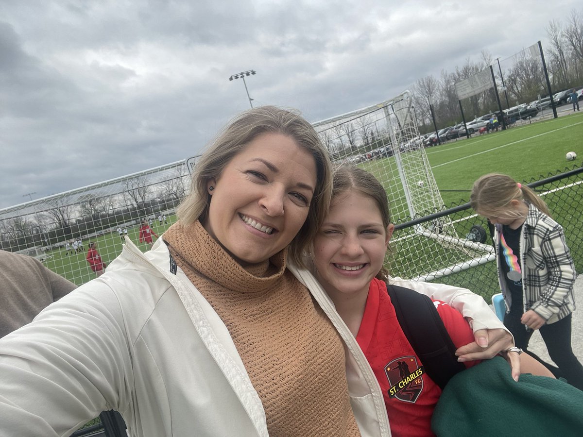 Ventured out in the gloomy weather this morning to see these girls play a great game and bring home a winner! #springbreaksoccer #SCESoars