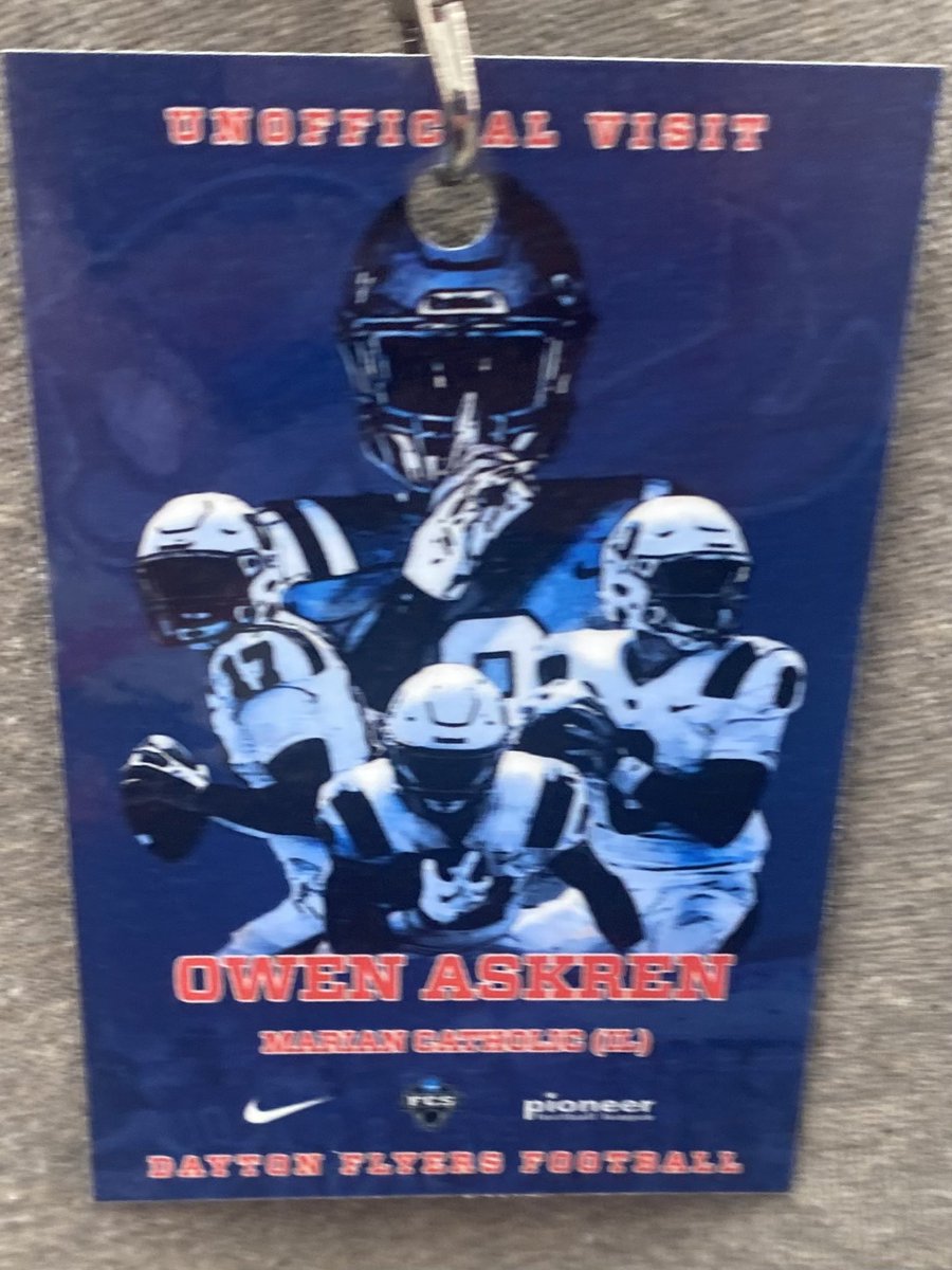 OwenAskren's tweet image. Great time at @DaytonFootball junior day! Thank you @TDAndrews4 @CoachWhalen59 @CoachOrts for having me. @MCHS__FBALL @PrepRedzoneIL @EDGYTIM @DeepDishFB @Bryan_Ault