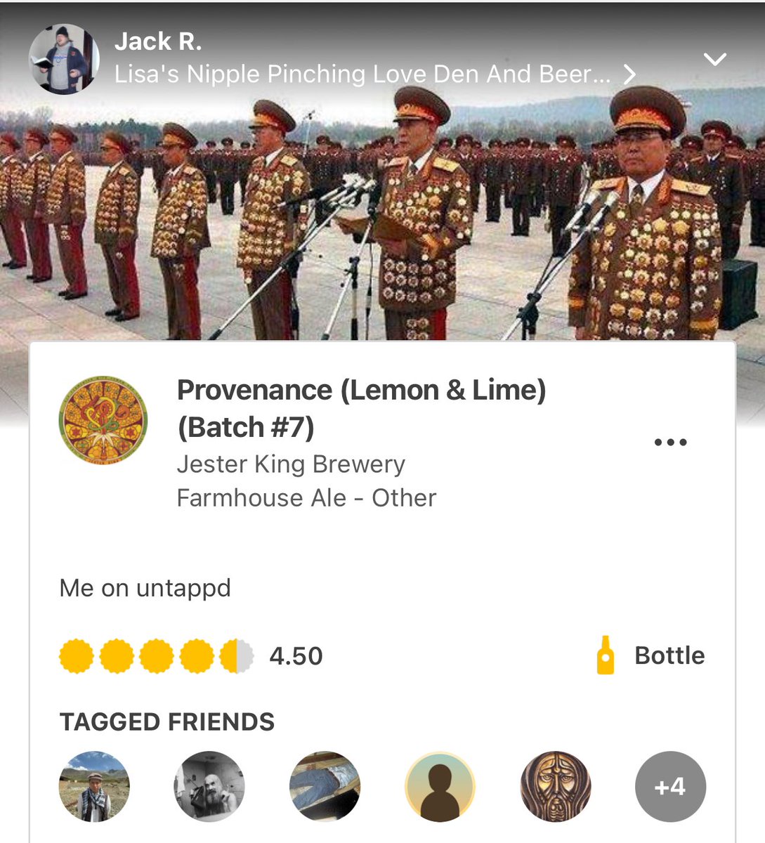 I don’t know what to make of the this <a href="/untappd/">Untappd</a> review? 🤷‍♂️🤣