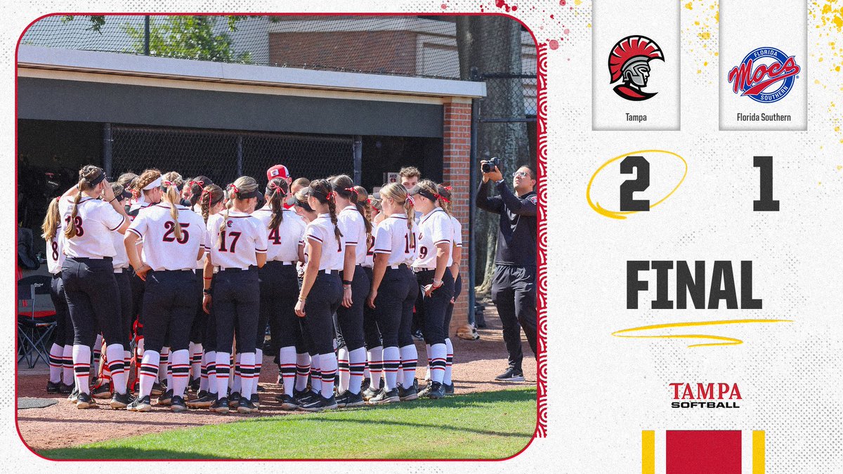 That's a clean 🧹 for the Weekend Series against Florida Southern.

#TampaSpartans #StandAsOne🛡️