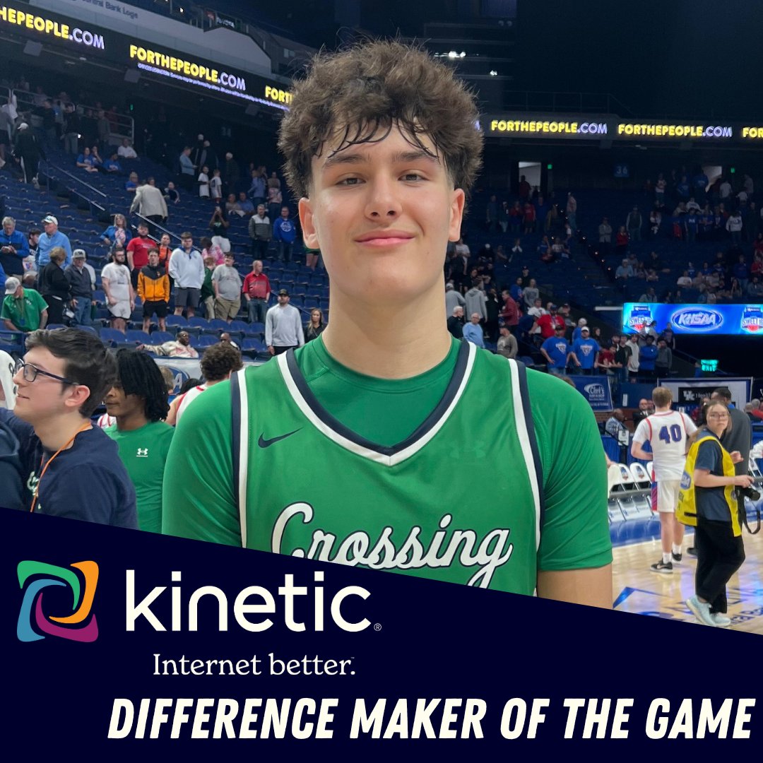 Big-time players step up in big-time moments! Congrats to our Kinetic Difference Makers of the Game, delivering when it mattered most! 🏀👏

Today's Difference Makers are: 
Malachi Moreno from Great Crossing
Braylon Banks from Bowling Green
Brady Orem from Great Crossing