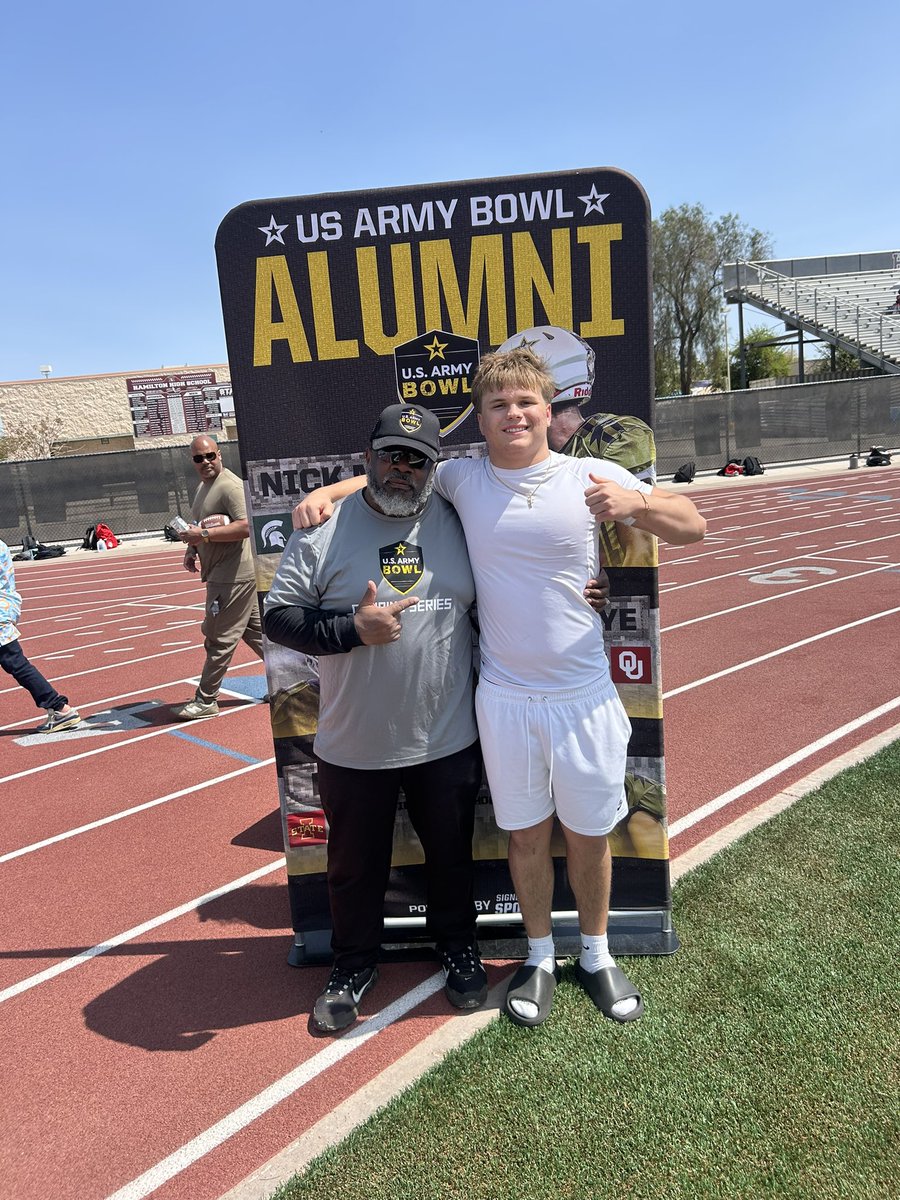 Finally got to meet my guy coach <a href="/FCoston41738/">Coach Frank Coston</a> at the US ARMY BOWL