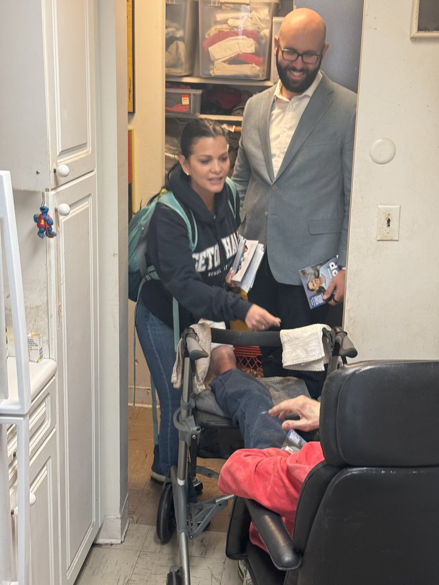 Today, Our team is out working statewide - door by door - every single day. #DemocratsForChange