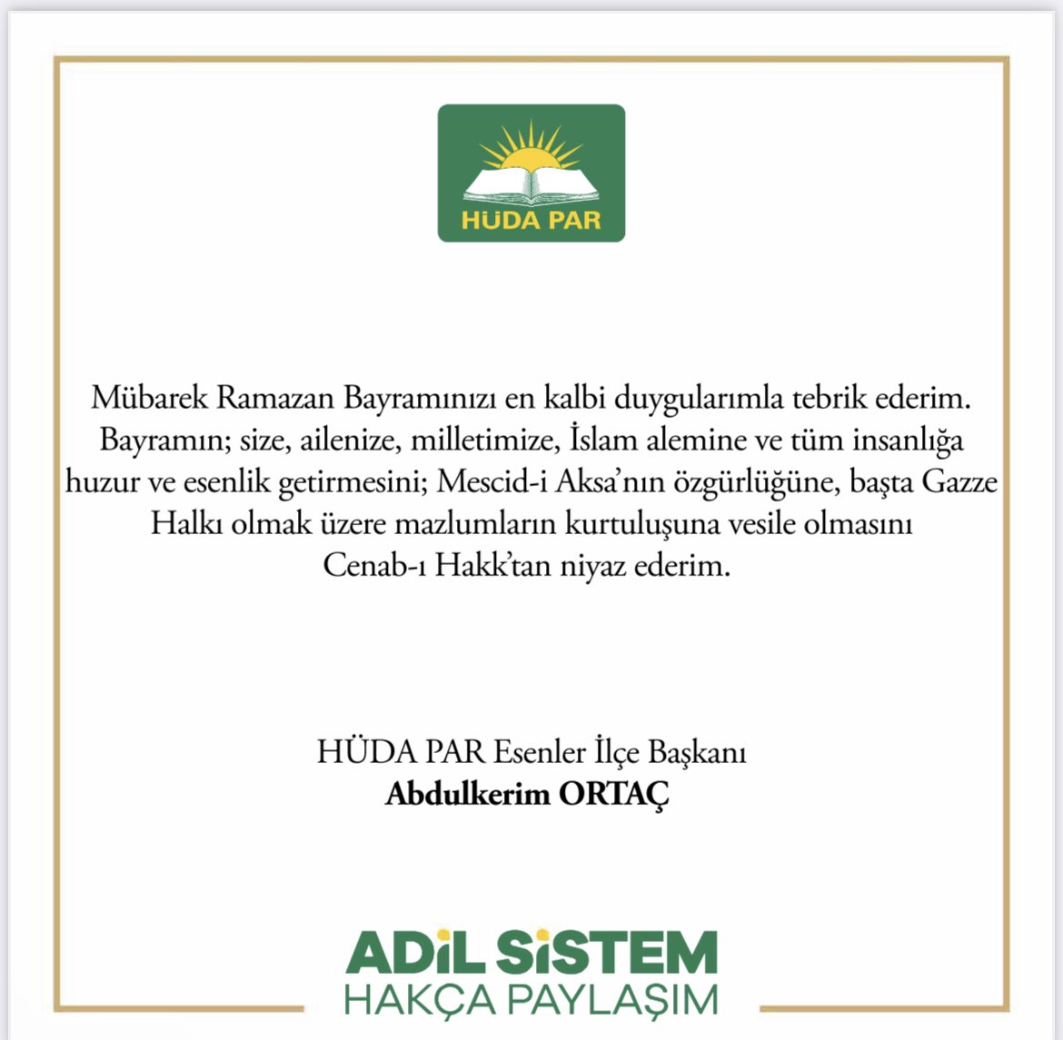 Ramazan Bayramımız Mübarek olsun 🤲