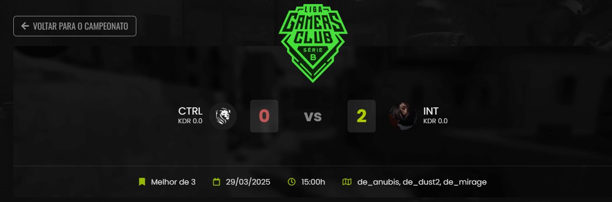 Scoreed12's tweet photo. salve guys, jogamos o playoffs da série B e infelizmente perdemos na primeira partida.
🔴0x2 vs #INTERDIT
bad day total nosso hoje, porém continuamos de cabeça erguida e focados na evolução :D
#goCTRL https://t.co/90qcoI6UvJ