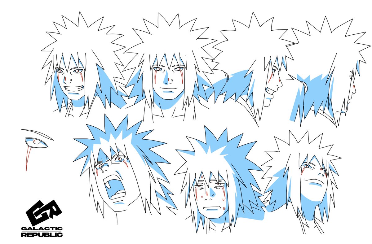 Galactic_std's tweet image. The whorl within the Spiral🌀

( 自来也 ) Jiraiya the Toad Sage Character Design/Settei.

تصميم شخصية ناسك الضفدع جيرايا من مشروعنا. 

Stay tuned for our project !!
#NARUTO #minato