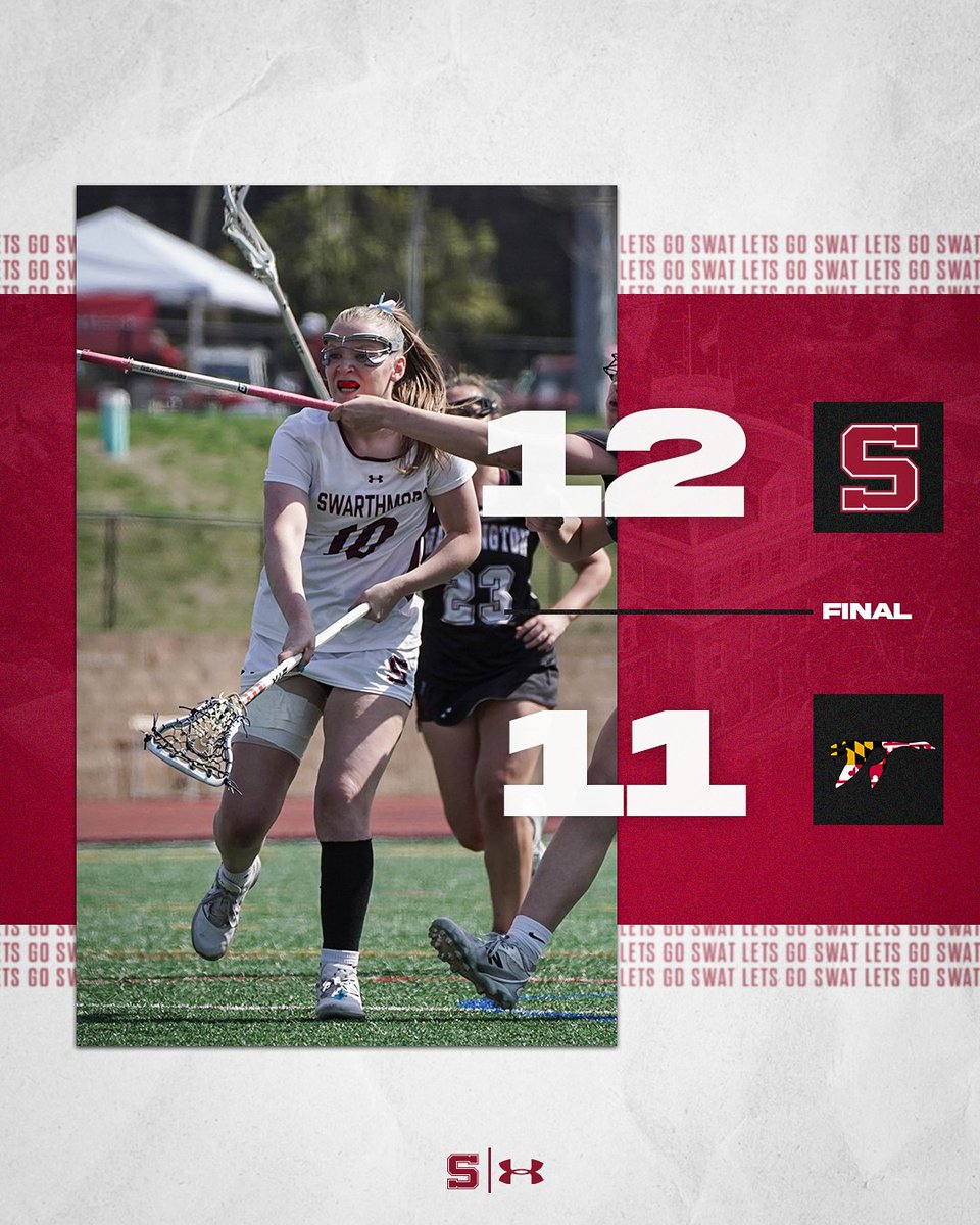 Massive conference win 😤

Women’s lacrosse beats Washington College for the first time since 2011 as they come from behind in the fourth quarter! Claire Long led the way with four goals, while Brooke Carrier was excellent with a career-high 10 saves.