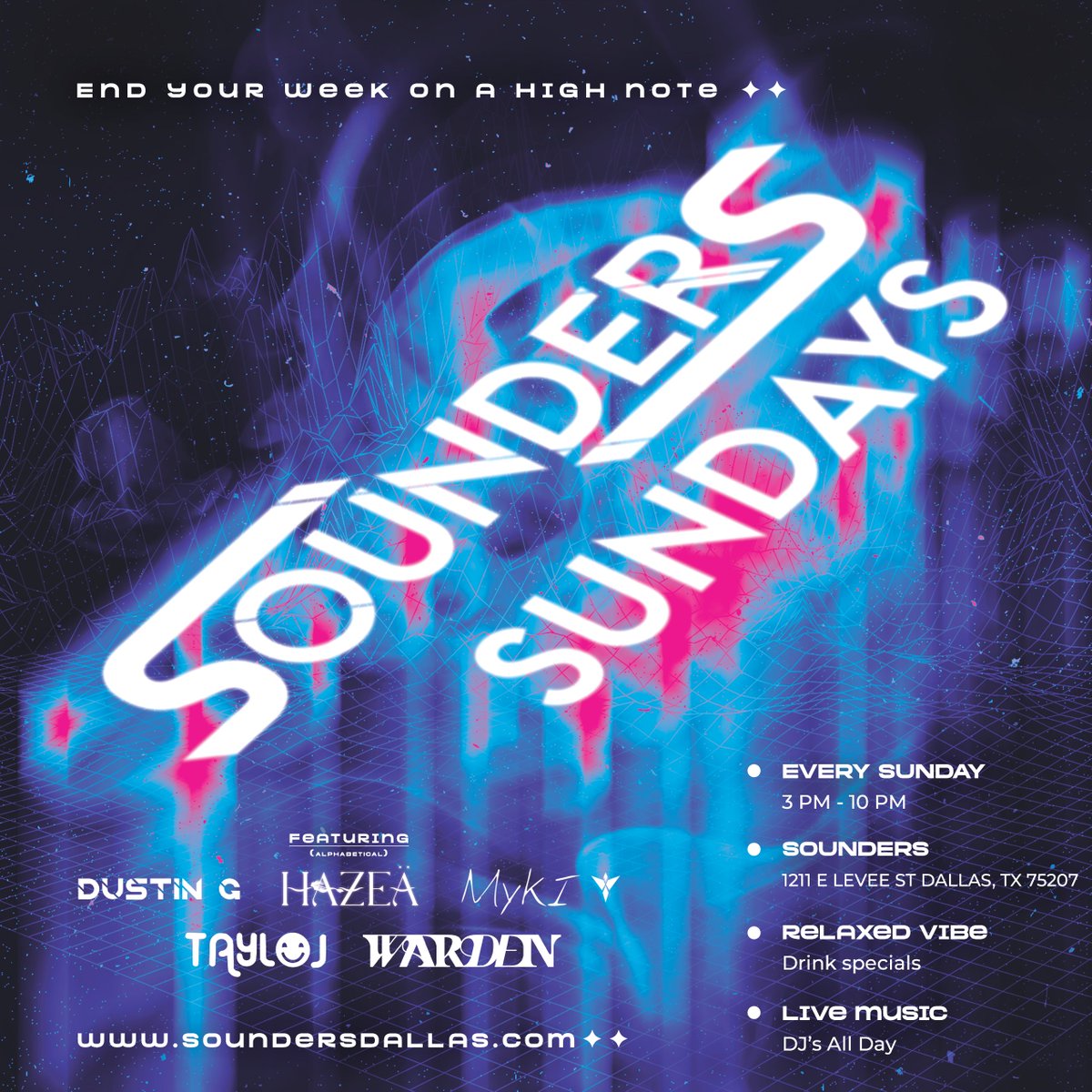 TONIGHT &amp; TOMORROW at <a href="/SoundersDallas/">Sounders Dallas</a>

🔊 60,000 watts of bass
🎶 Full local DJ lineups
I’m on at 11:30PM tonight + 7:30PM Sunday

🎟️ Use code DUSTIN for tickets →
 eventbrite.com/e/sounders-dal…

Let’s run it.
