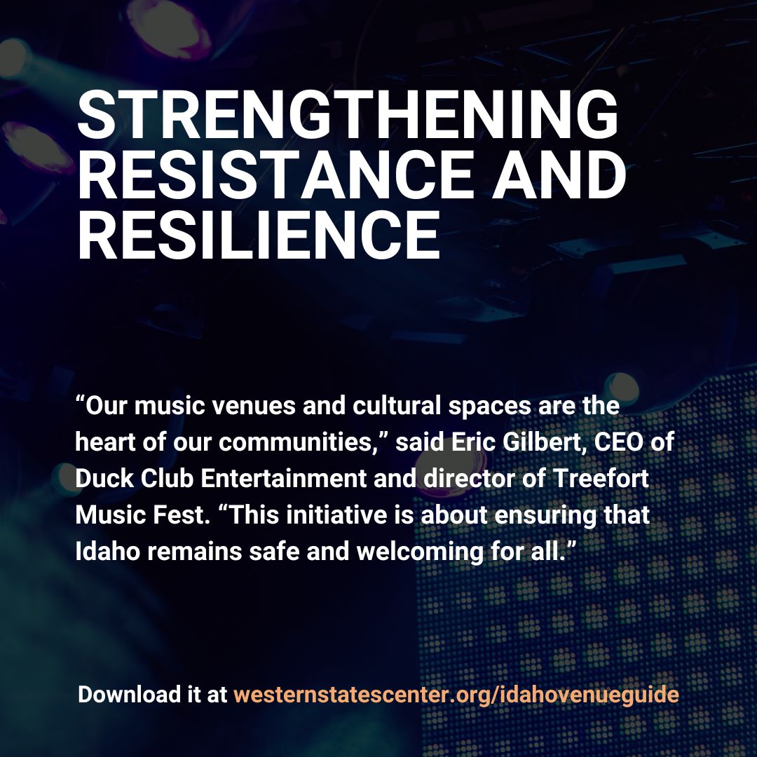Learn how to build belonging through safer music, art and entertainment events with Culture Lab’s new guide: “Safeguarding Arts &amp; Culture Spaces: A Pro-Democracy Guide for Idaho Venues” buff.ly/2EYc58T