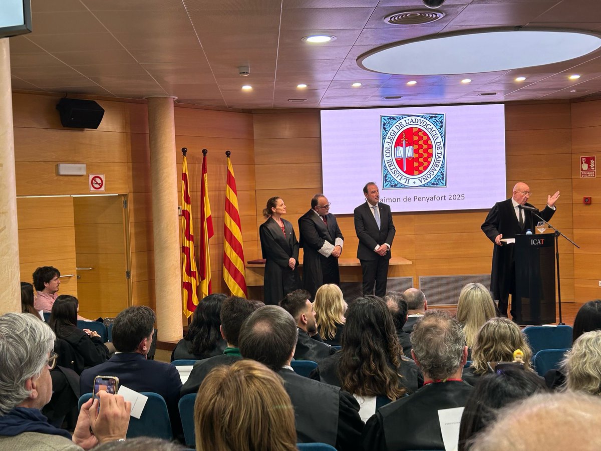 coaftarragona's tweet photo. Hem assistit a l’acte de Sant Raimon de Peñafort del @ICATTarragona  en el que ha assistit el conseller de Justícia i Qualitat Democràtica, Ramon Espadaler
#CAFTarragona #Administrador
#Administradora #Fincas #Finques #Administradors
#Administradores https://t.co/yeQbCaVYVs