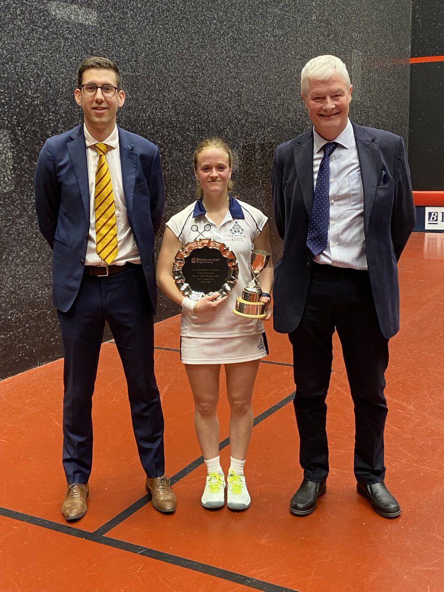 Congratulations to Sophia M who retained the Judy Angus U18 Singles Cup today and, in doing so, won her 6th (&amp; final) National Schools title - she becomes Marlborough’s most decorated Queen’s champion in the 157 years of the tournament🏆👏