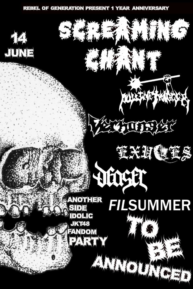 STAY TUNE ASSHOLE , SOON PARTY IN JUNE