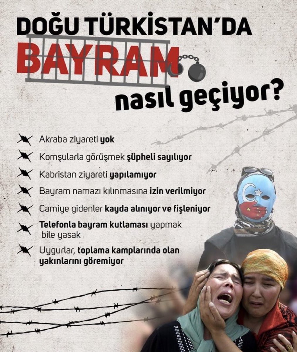 Doğu Türkistan’da Bayramlar Unutulalı Yıllar oldu 👇