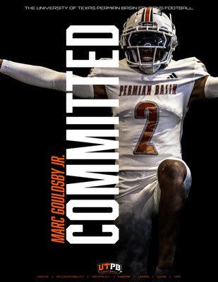 #AGTG🧡🤍Blessed to announce that I’m committed to <a href="/UTPBFootball/">UTPB Football</a> Huge shoutout to everyone who has helped me get to this point!! <a href="/CoachGaulden/">Devin Gaulden</a>