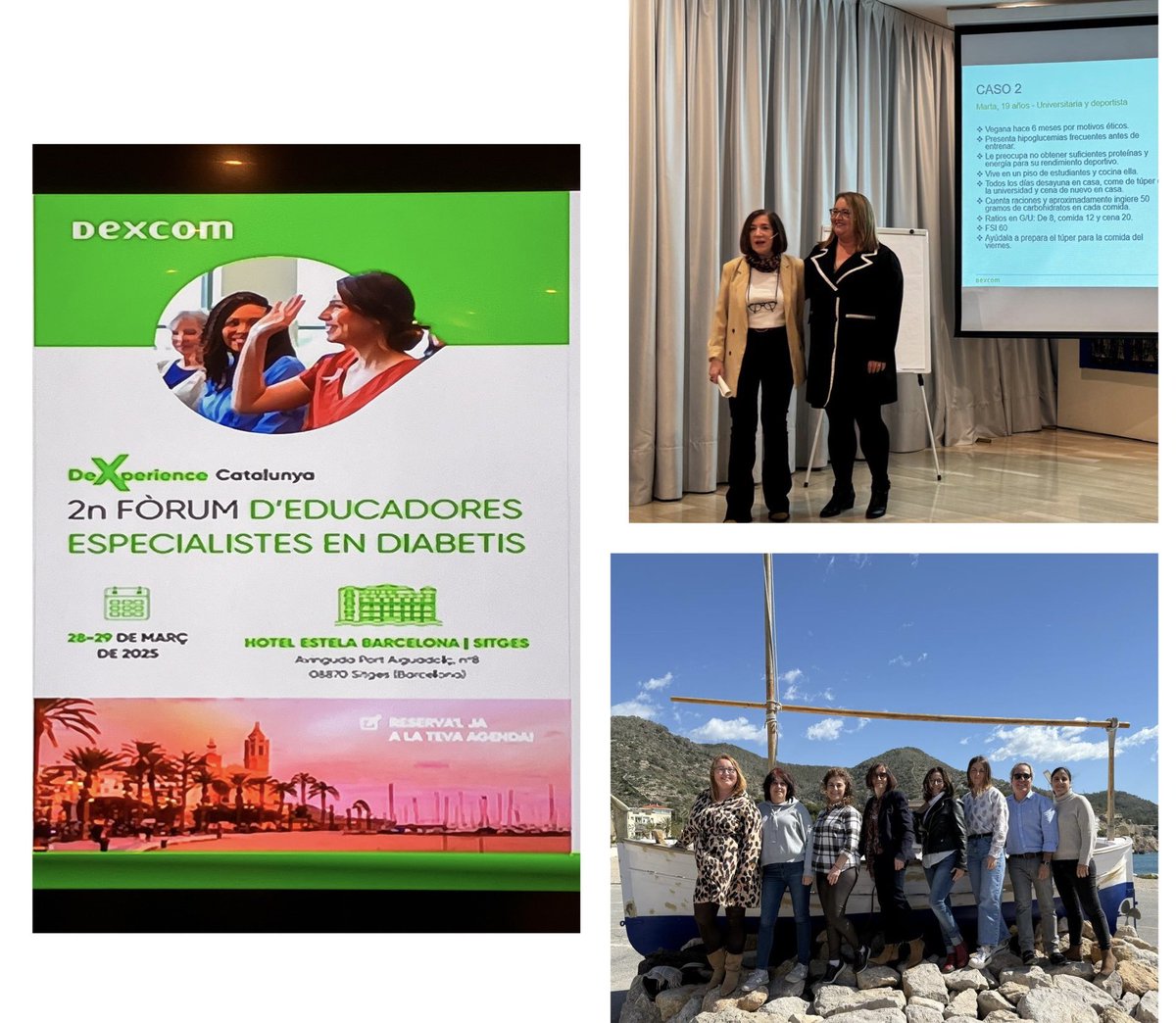 II Jornada de educadoras de Catalunya! Un placer coincidir de nuevo con todas vosotras! #educadorasendiabetes #Catalunya <a href="/ipujol13/">isabel pujol</a> <a href="/alopezar_/">Alicia López</a> <a href="/Montse_ramos21/">MONTSE RAMOS FORTES</a> <a href="/mjosemroldan/">María jose</a>