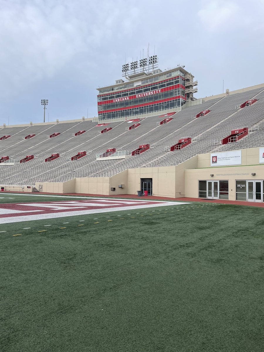Had a great day at <a href="/IndianaFootball/">Indiana Football</a>! Thanks to everyone for the hospitality! <a href="/Coach_BHaines/">Bryant Haines</a> <a href="/CoachShanahan_/">Mike Shanahan</a> <a href="/chandlerwhitmer/">Chandler Whitmer</a>