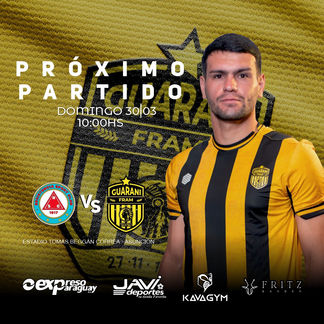 NOS VEMOS MAÑANA 🏟️⚽️✈️

#caciqueframeño
#guaranidefram
