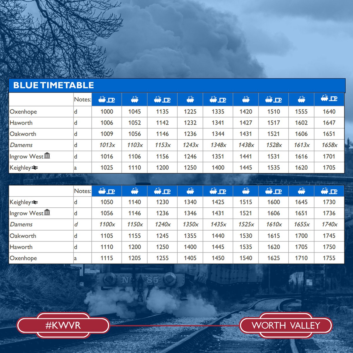 Keighley & Worth Valley Railway tweet media