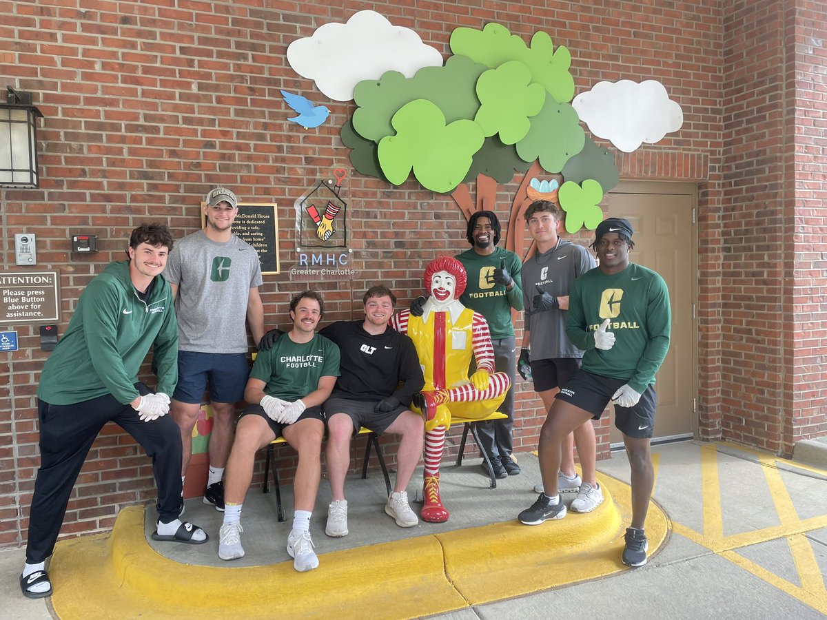 Thank you RMHC of Greater Charlotte For having me today I appreciate the experience 💚 @rhmclt