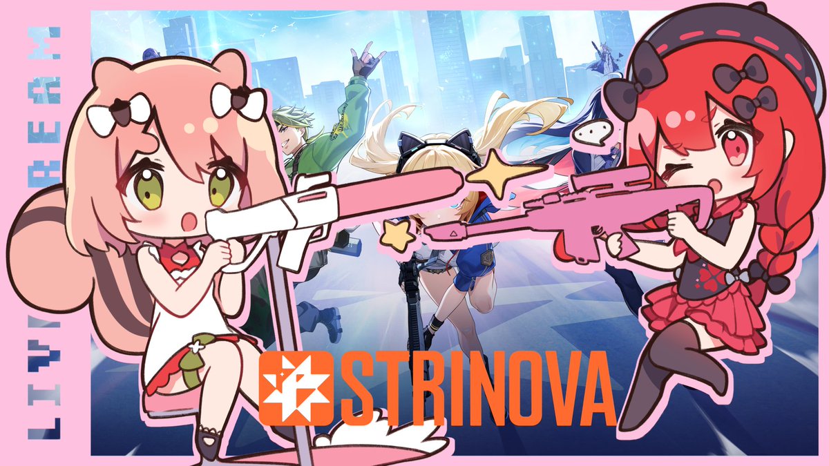 LIVE 3/29 ⏰5pm PST 
---- 
I'm participating in a friendly Strinova tournament today!!

POV [team SHY起VMK]

▼On YouTube▼
youtube.com/live/WbyEII_jY… 

#yaelive