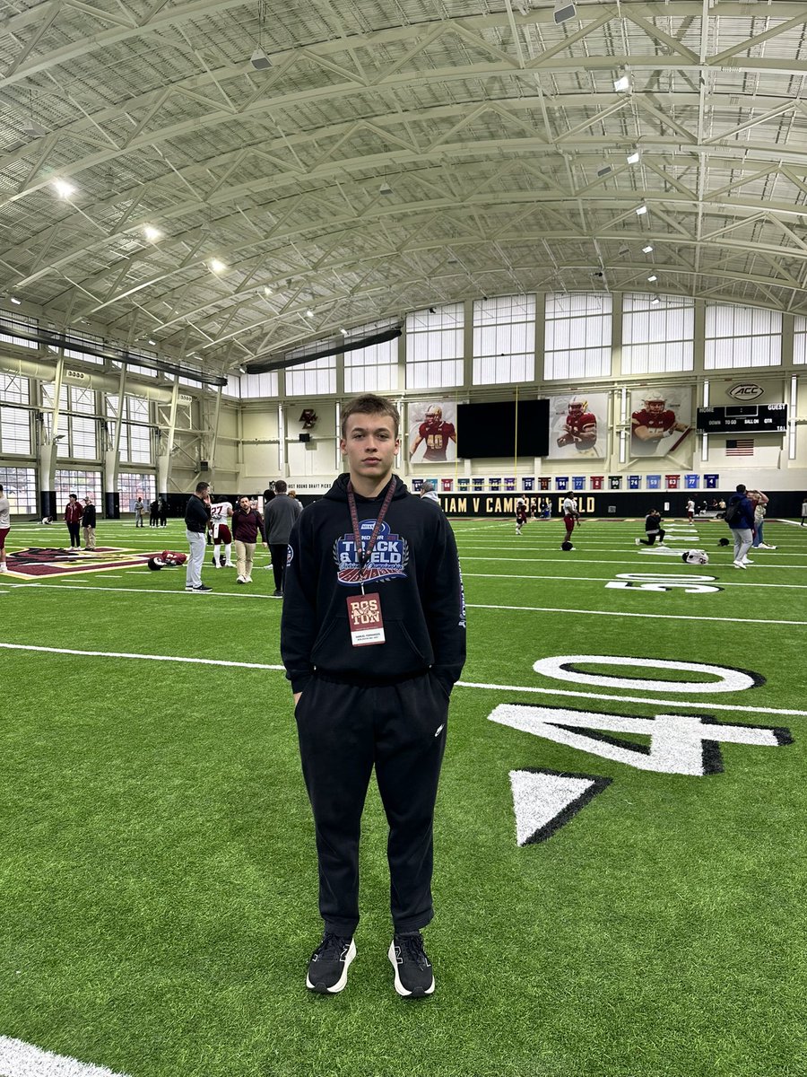 Samuel Fernandes 2027 LB (@fernandessam2) on Twitter photo Had a great time <a href="/BCFootball/">Boston College Football</a> watching their spring practice this morning, energy today was different!
<a href="/FBCoachOB/">Dan O'Brien</a> <a href="/KamrynRodrigue/">Kamryn Rodriguez</a> <a href="/ConnorCurrier10/">Connor Currier</a> <a href="/Coach__Sheridan/">Greg Sheridan</a> <a href="/RedDevils_Ftbl/">Burlington High School Football</a> Had a great time <a href="/BCFootball/">Boston College Football</a> watching their spring practice this morning, energy today was different!
<a href="/FBCoachOB/">Dan O'Brien</a> <a href="/KamrynRodrigue/">Kamryn Rodriguez</a> <a href="/ConnorCurrier10/">Connor Currier</a> <a href="/Coach__Sheridan/">Greg Sheridan</a> <a href="/RedDevils_Ftbl/">Burlington High School Football</a>
