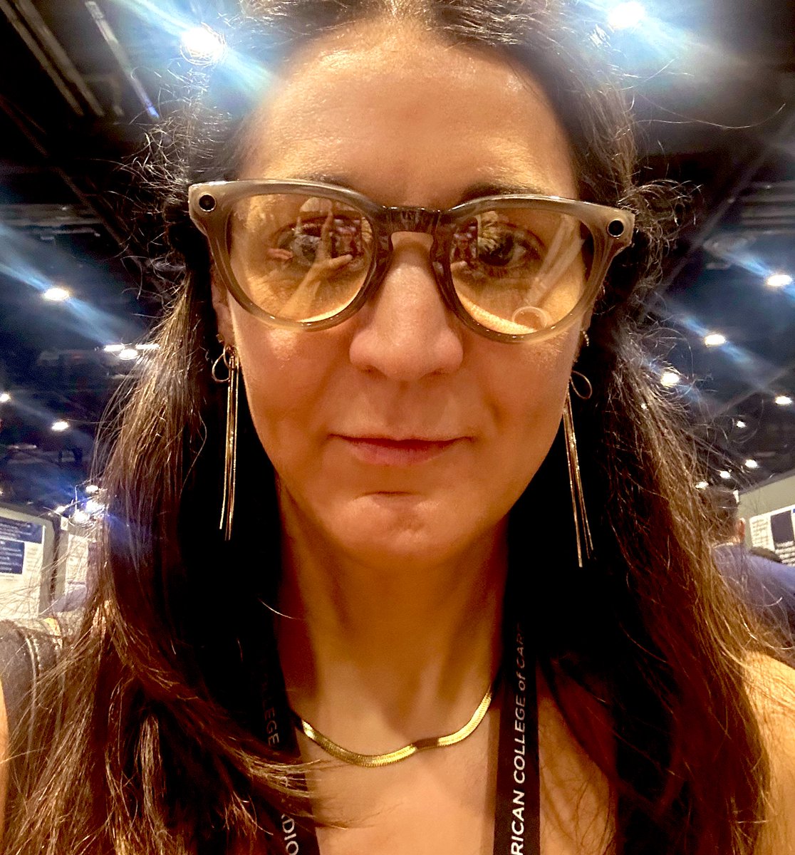 stacyfarr's tweet image. Testing out @Meta Health AI Glasses at @ACCinTouch #ACC2025 with @DrJRums
🤓
Welcome to the future with cameras and built in computer into these Raybans. So many potential for the future of healthcare! 👓💡🔥
@MidAmericaHeart
@HealthcareUMKC
@UMKC @saintlukeskc