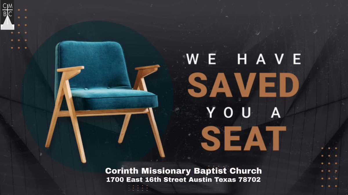 cmbcaustin512's tweet photo. We’re Saving A Seat For You!
Meet Us TOMORROW at @CMBC for SUNDAY WORSHIP. Tag your family &amp; friends and JOIN US. 

📖 Sunday School @9:00AM
⛪️ Worship Service @10:30AM
💻  YouTube @CMBCAUSTINTV https://t.co/XzM4WyDaQW