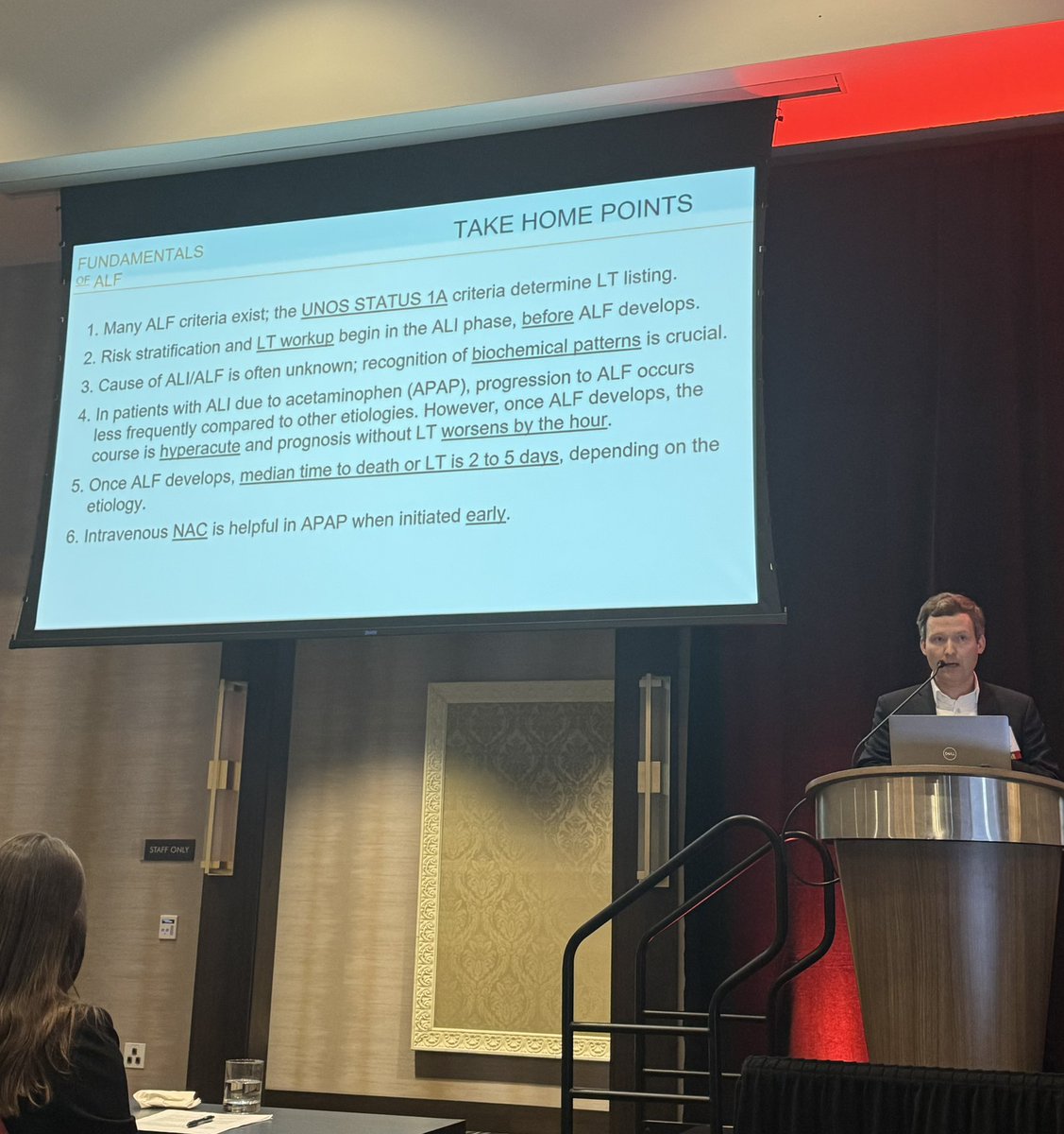 Priyadarshini Loganathan (@priyadarshinimd) on Twitter photo Great talk by Dr. Petrasek.
# Biochemical pattern can aid differentiating the diagnosis
# earlier listing in for liver transplant in patients with APAP intoxication has better outcomes
<a href="/UTHealthGastro/">UT Health Gastroenterology</a> #GItwitter Great talk by Dr. Petrasek.
# Biochemical pattern can aid differentiating the diagnosis
# earlier listing in for liver transplant in patients with APAP intoxication has better outcomes
<a href="/UTHealthGastro/">UT Health Gastroenterology</a> #GItwitter