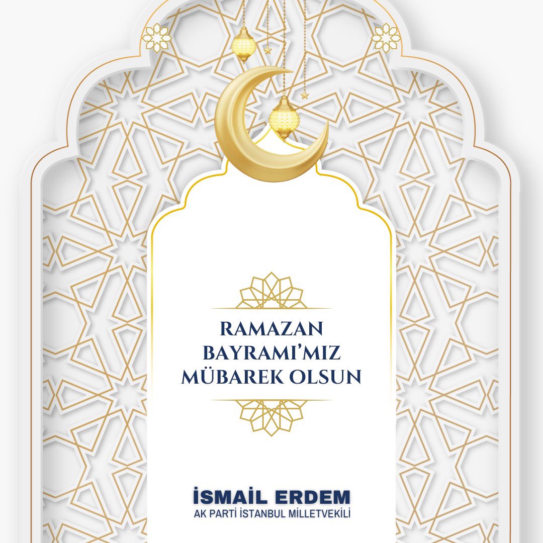 bbismailerdem's tweet photo. Ramazan Bayramımız Mübarek olsun.

Bayramlar; Milletimizin birlik ve beraberliğine, kardeşlik duygularımızın pekişmesine, İslam coğrafyasındaki mağdur ve mazlumların refah ve huzuruna, tüm insanlığın kurtuluşuna vesile olsun. 

#RamazanBayramı https://t.co/PAbL6g3vrn