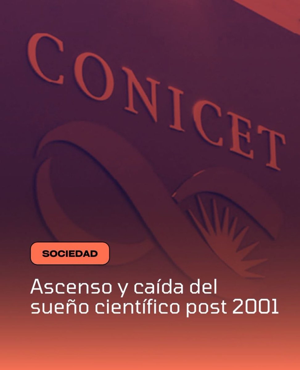 Caso CONICET: del sueño científico al desprestigio

“Ser investigador era más que una vocación personal: era una misión”, nos dice <a href="/yllyah/">Rodrigo</a> en esta crónica que cruza su vida como becario CONICET y la historia de la política cientifica.

Se lee en sojarevista.com/2025/03/28/asc…