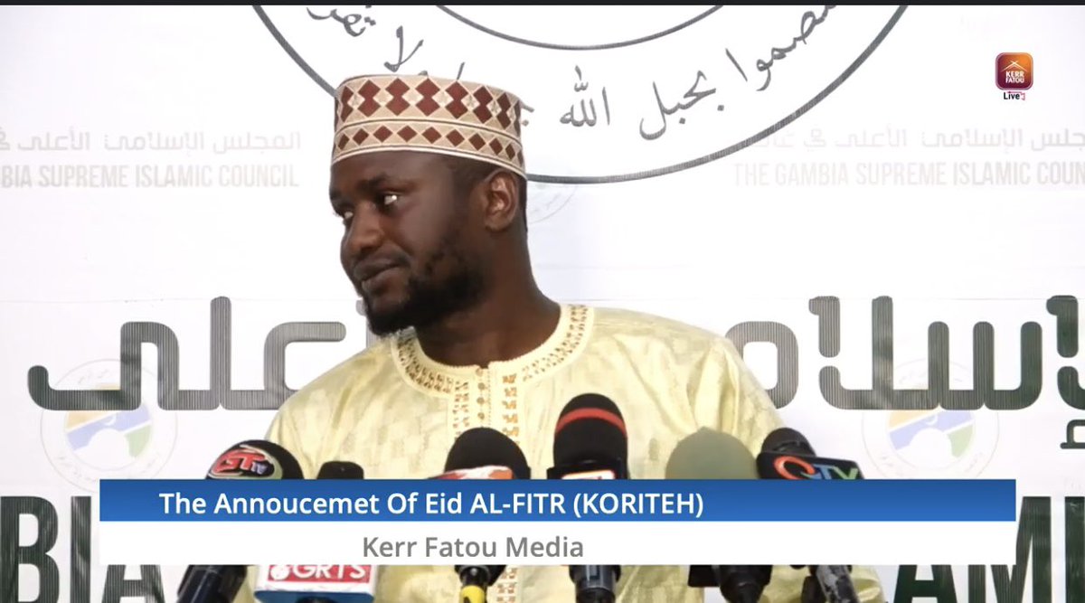 The Gambia Supreme Islamic Council has announced that the moon has been sighted in Kombo Gunjur and Jarra Pakaliba, as well as in Mali, Guinea-Bissau, Chad, Nigeria, and other countries across the subregion. As a result, Eid will be observed on Sunday, March 30, 2025.
