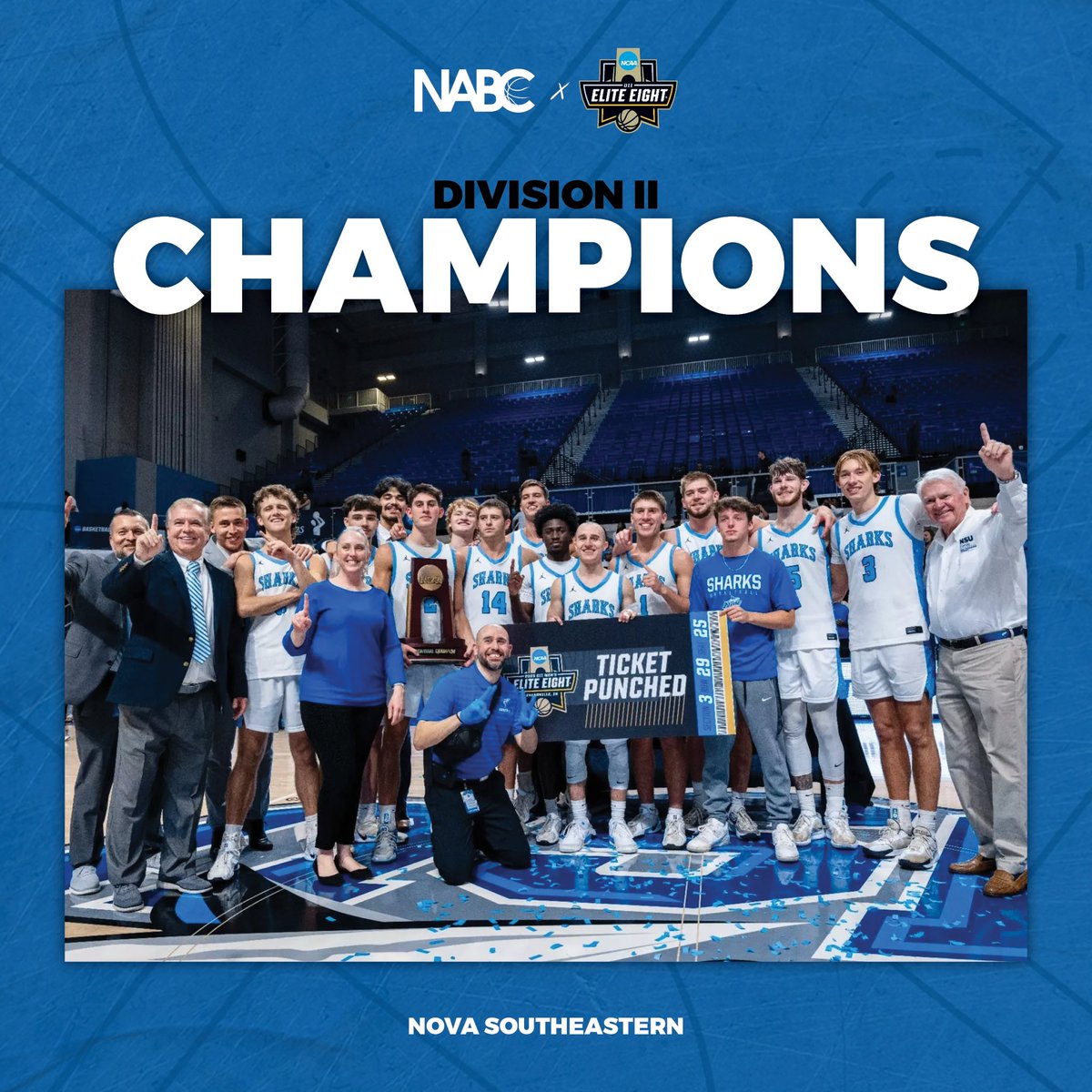 NABC (@nabc1927) on Twitter photo Congratulations to coach Jim Crutchfield and his <a href="/NSU_MBasketball/">NSU Men’s Basketball</a> program!
Division II national champions! Congratulations to coach Jim Crutchfield and his <a href="/NSU_MBasketball/">NSU Men’s Basketball</a> program!
Division II national champions!