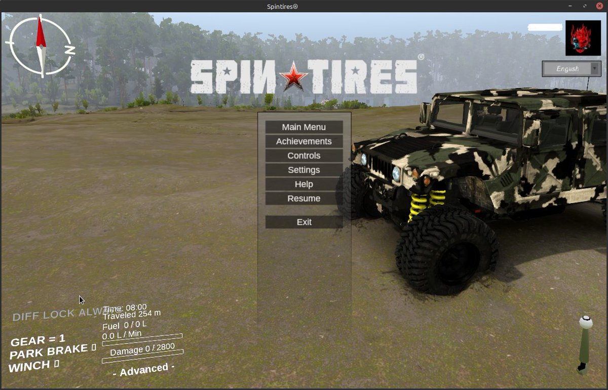 Sniper_hun's tweet image. Goood old game 😍 #Spintires #Linux