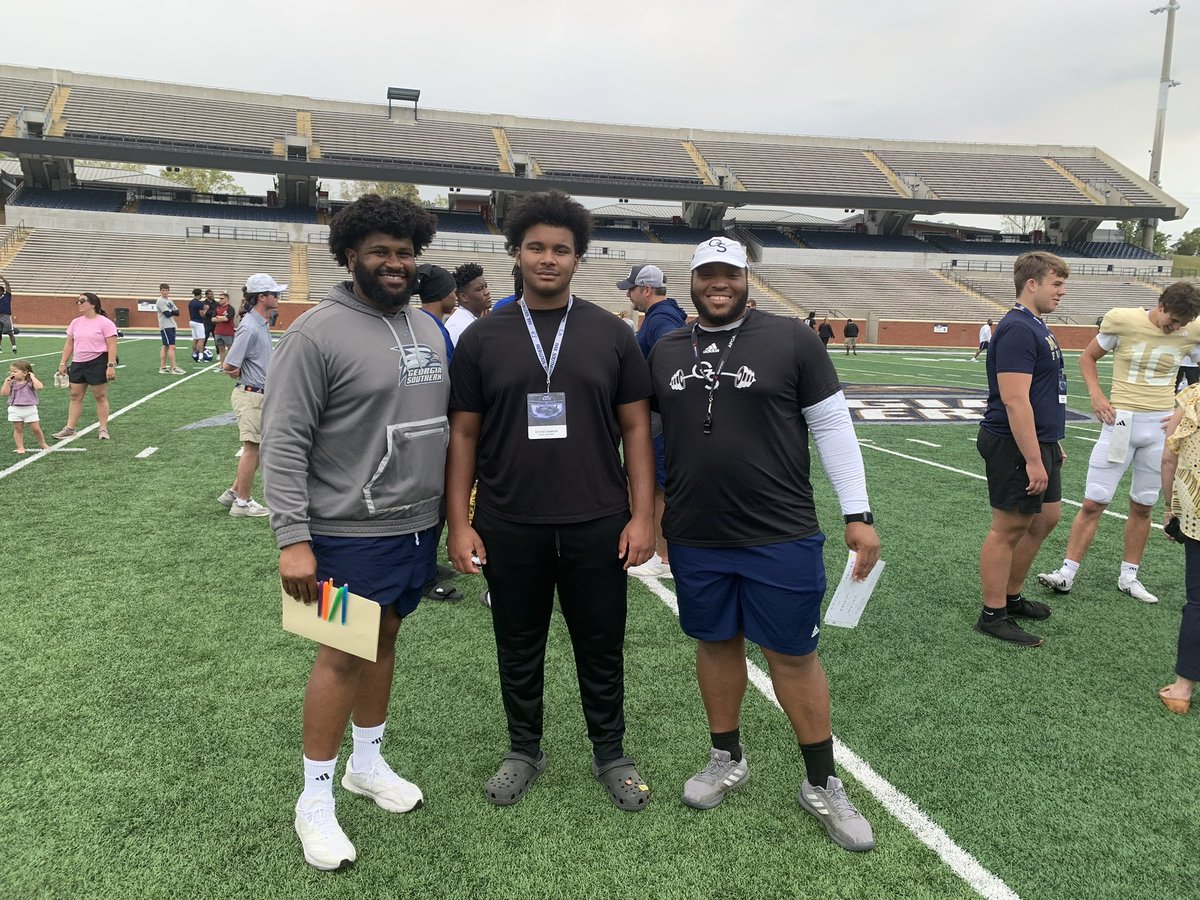 Christian Speakman (@_christians8) on Twitter photo Had a great time down in Stateboro GA today!!! <a href="/gasouthern_AG/">AG Media - Georgia Southern</a> <a href="/RecruitGeorgia/">Recruit Georgia</a> <a href="/FCRecruits/">First Choice Recruiting</a> <a href="/CoachZLankford/">Zach Lankford</a> <a href="/keenanmurphy77/">Keenan Murphy</a> Had a great time down in Stateboro GA today!!! <a href="/gasouthern_AG/">AG Media - Georgia Southern</a> <a href="/RecruitGeorgia/">Recruit Georgia</a> <a href="/FCRecruits/">First Choice Recruiting</a> <a href="/CoachZLankford/">Zach Lankford</a> <a href="/keenanmurphy77/">Keenan Murphy</a>