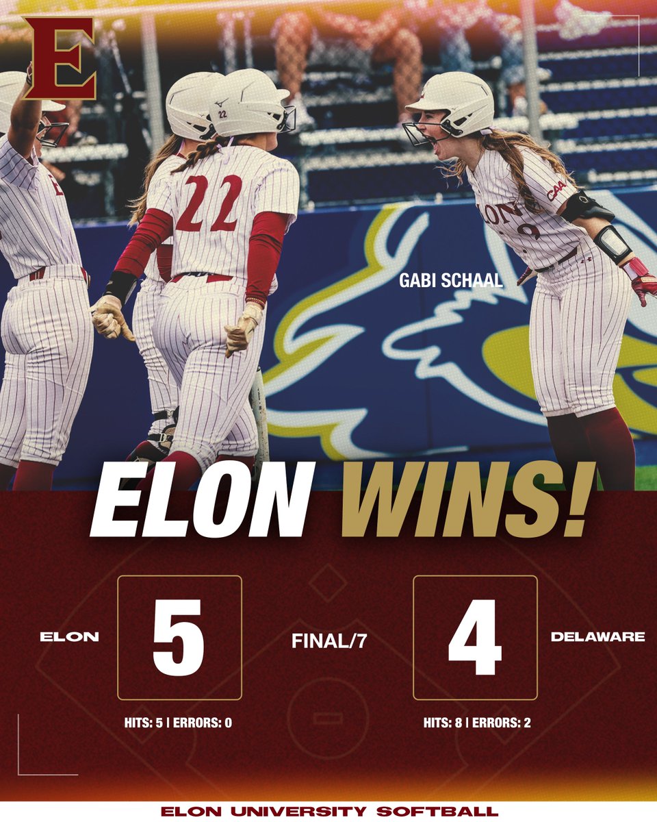 BALL GAME!!! 

The Phoenix responds with the game two win over the Blue Hens, setting up the rubber match tomorrow!

#EUSB 🥎 #Team48
