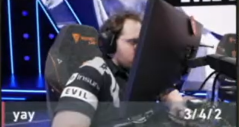 is he sniffing them