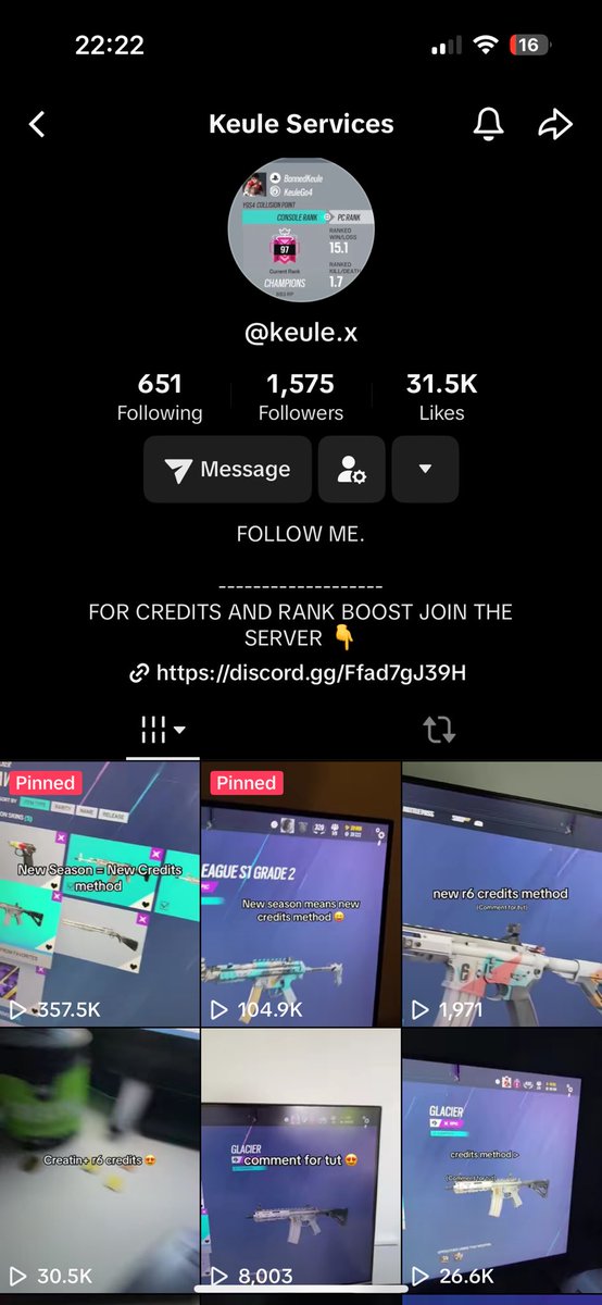 Hat wer experience mit dem? (Für credits)