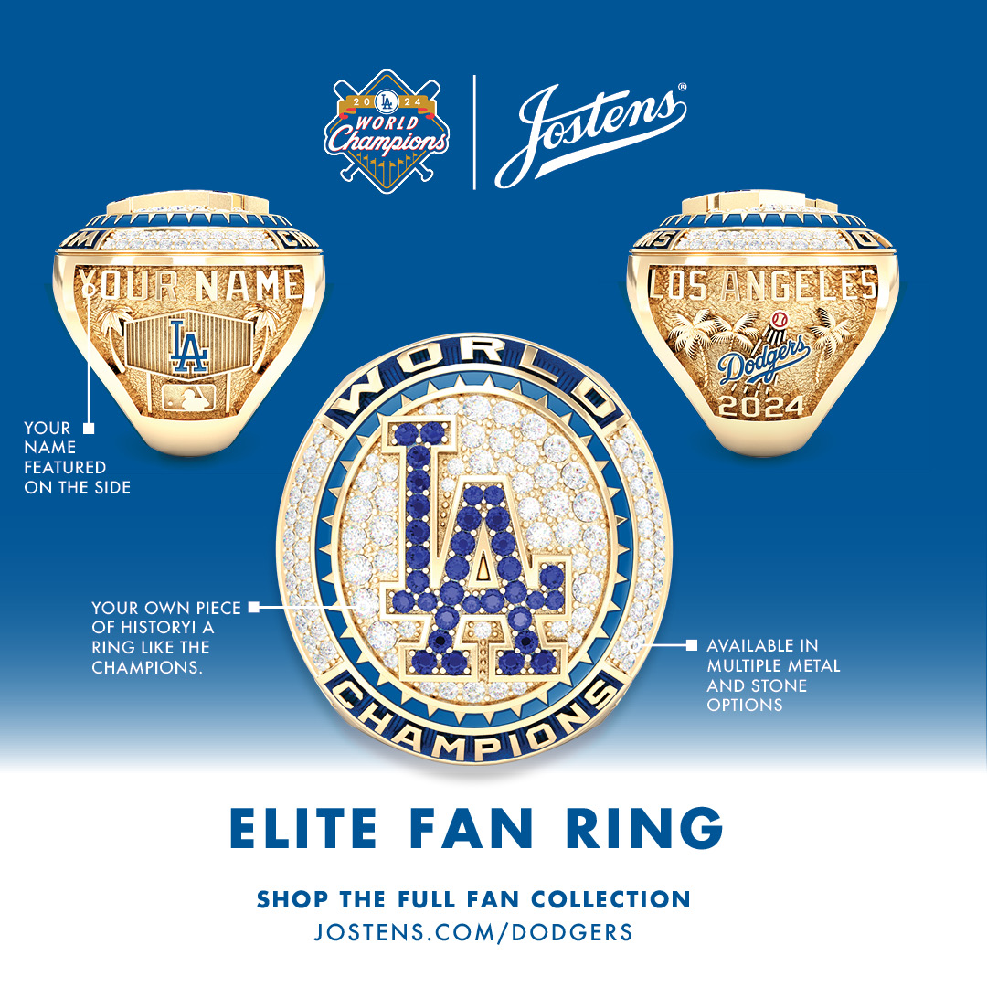 Jostens (@jostens) on Twitter photo Celebrate the Dodgers’ championship season with the Official Fan Collection!
Crafted for fans who want to own a lasting piece of history – show your love for your team TODAY: bit.ly/4iT3zo6 
#dodgers #ladodgers #jewelry #fashion Celebrate the Dodgers’ championship season with the Official Fan Collection!
Crafted for fans who want to own a lasting piece of history – show your love for your team TODAY: bit.ly/4iT3zo6 
#dodgers #ladodgers #jewelry #fashion