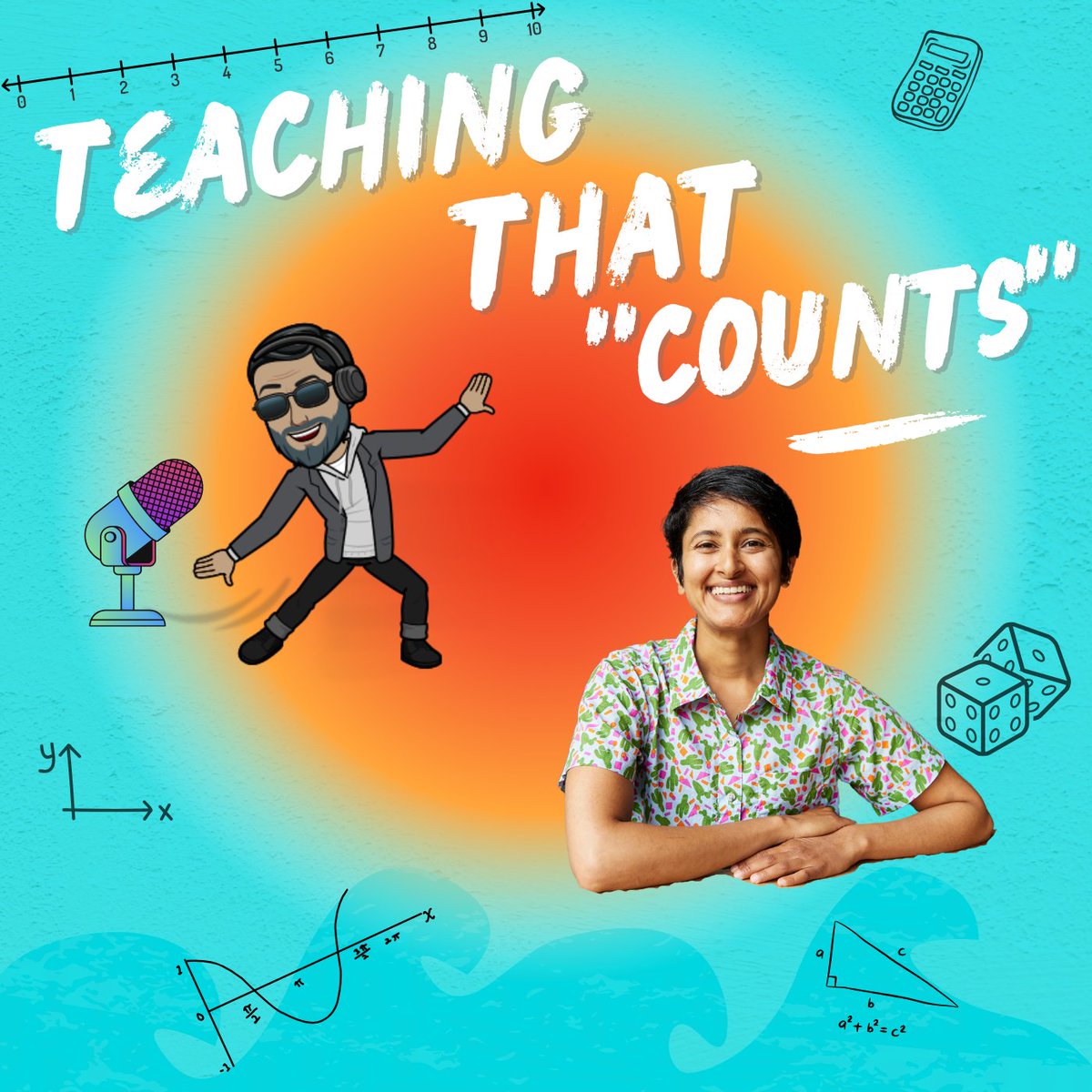 maestasteach's tweet photo. New Episode on Monday: Establishing a Liberatory Math Future For All with SL Rao. #teachingthatcounts #iteachmath #mathequity @MathEdLeaders @NCTM https://t.co/iCUFYfyrO2