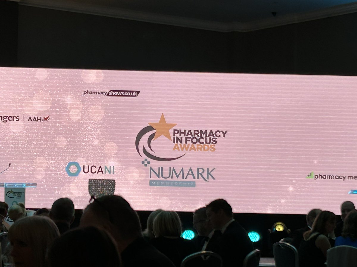Great to be headline sponsor for the Pharmacy in Focus Awards in Northern Ireland tonight #PIFA25 <a href="/NumarkNet/">NumarkNet</a> 👍🏻