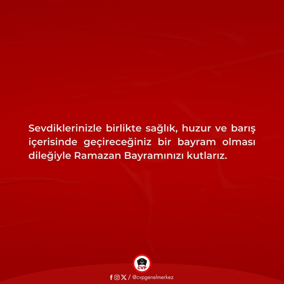 CvpEdirne's tweet photo. Sevdiklerinizle birlikte sağlık, huzur ve barış içinde geçireceğiniz bir bayram olması dileğiyle Ramazan Bayramınızı kutlarız.
#edirne #Türkiye https://t.co/UThOvm5nKb