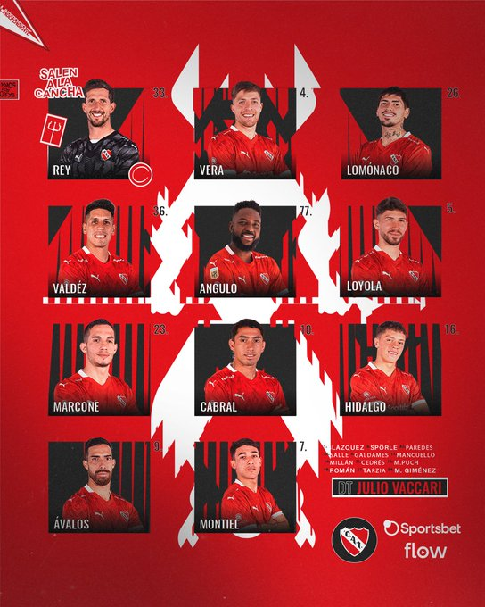 7MontielS's tweet photo. Santi montiel va de titular vs Godoy Cruz https://t.co/p13qeeWyDB